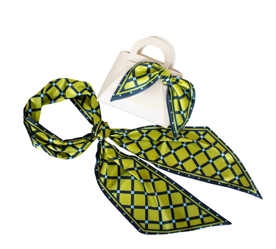 Winton + Waits  Lattice Grid Accessory Scarf