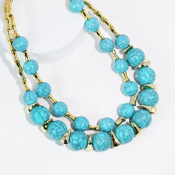 Layered Turquoise Necklace