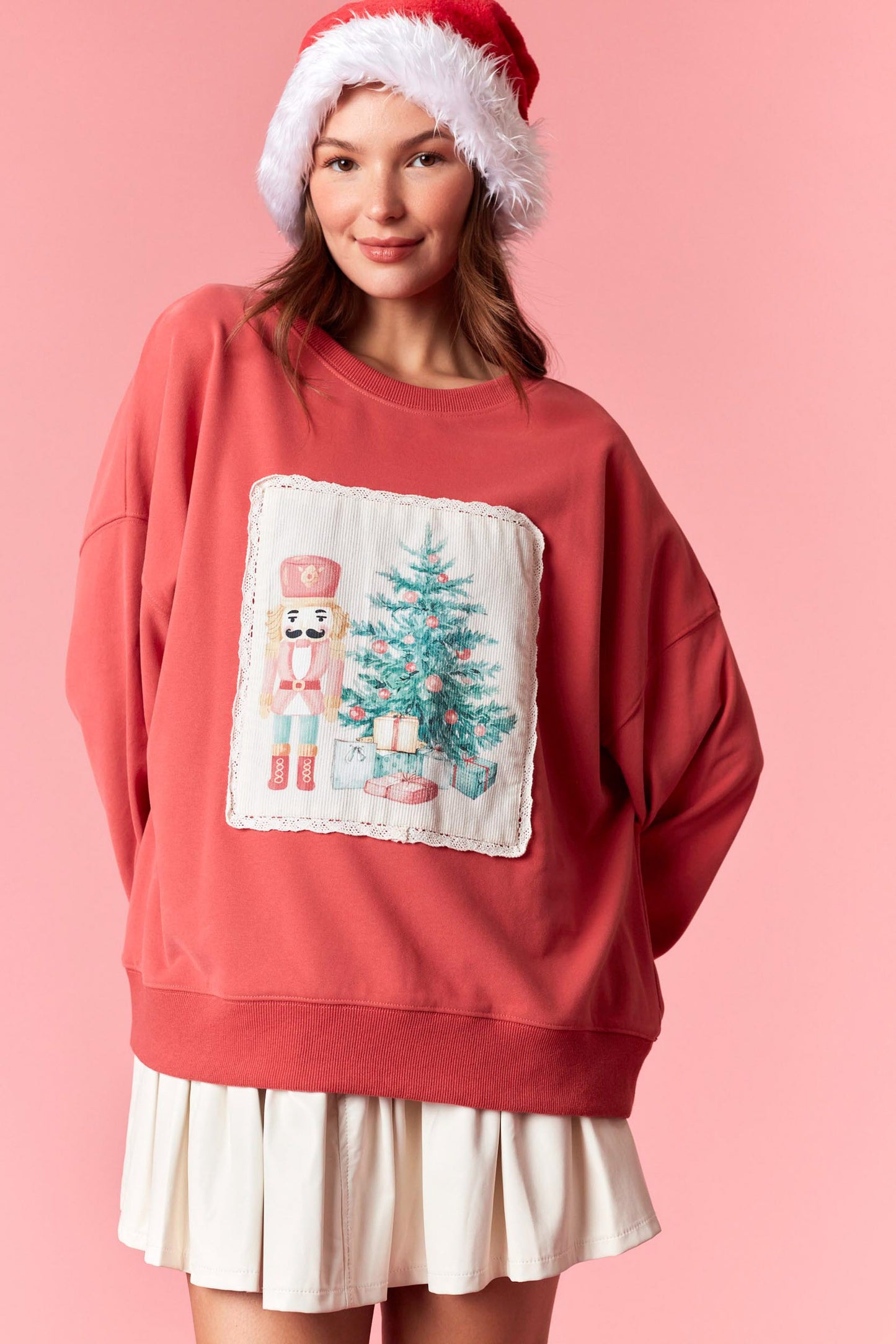 Nutcracker Christmas Corduroy Sweatshirt
