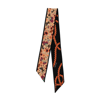 Saturday Silks OSU Cowboys Skinny Scarf