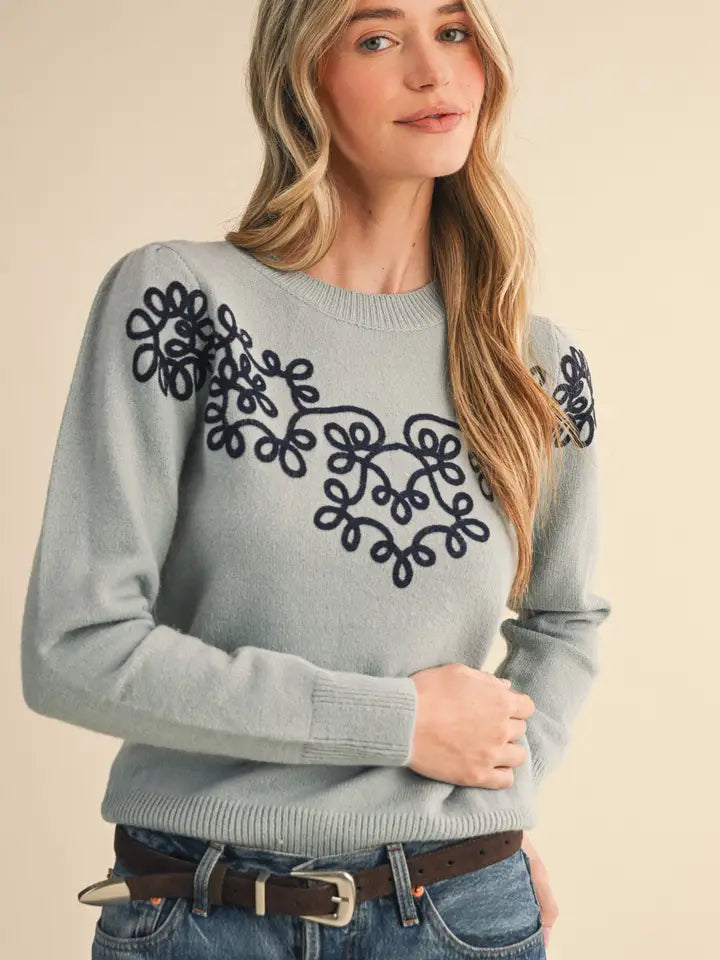 Olwen Floral Sweater