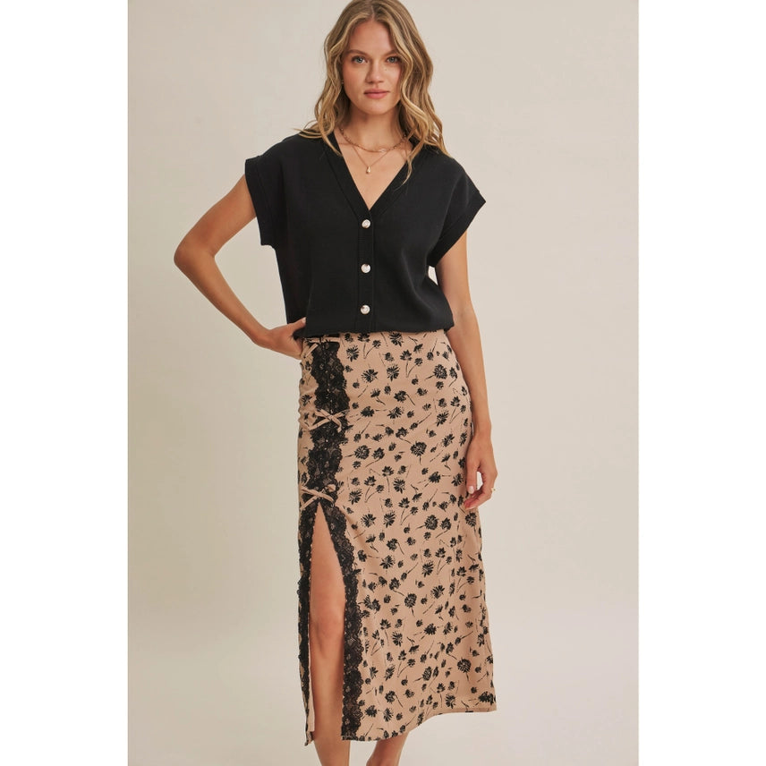 Paris after Dark Midi Skirt