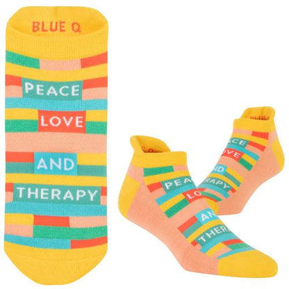 Peace & Therapy Sneaker Socks S/M