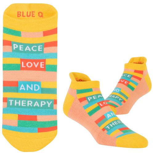 Peace & Therapy Sneaker Socks S/M