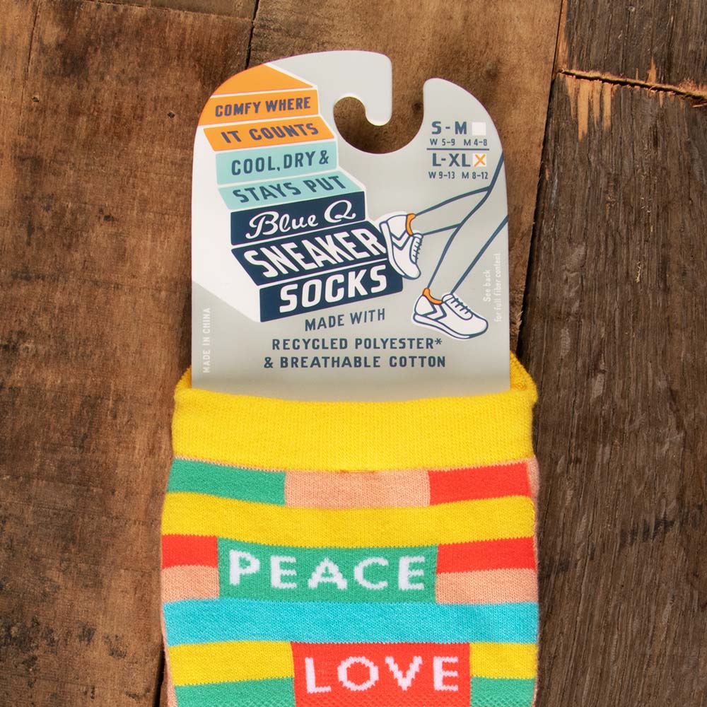 Peace & Therapy Sneaker Socks S/M