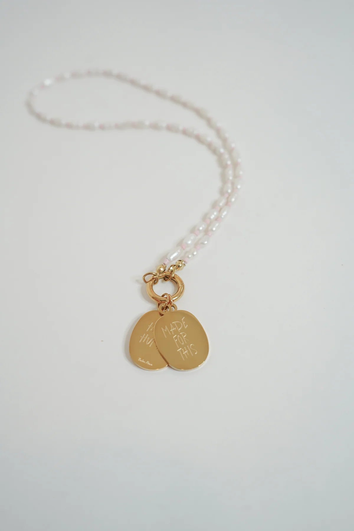 Hailea Alexis Peony Pink Pearl Joy Beads Necklace
