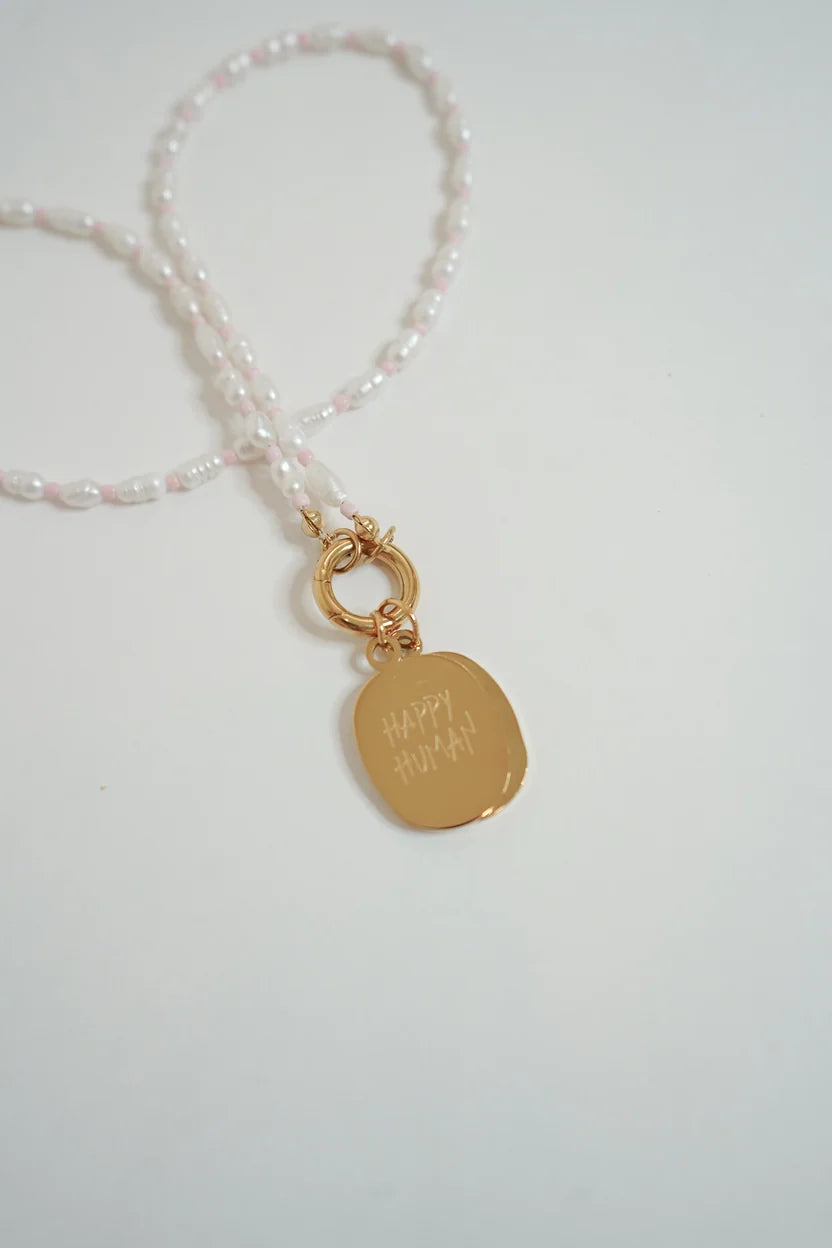 Hailea Alexis Peony Pink Pearl Joy Beads Necklace