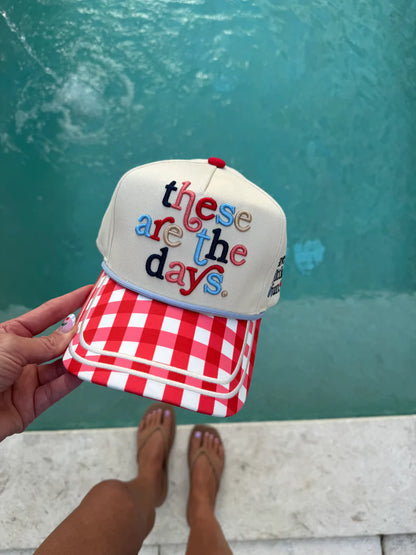 Poppy and Pine These are the Days Gingham Hat