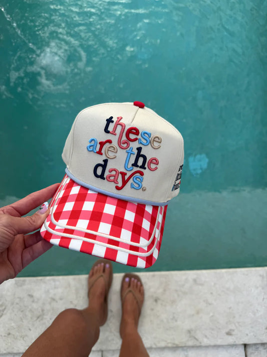 Poppy and Pine These are the Days Gingham Hat