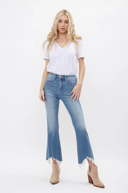 Quinn Crop Flare Jeans
