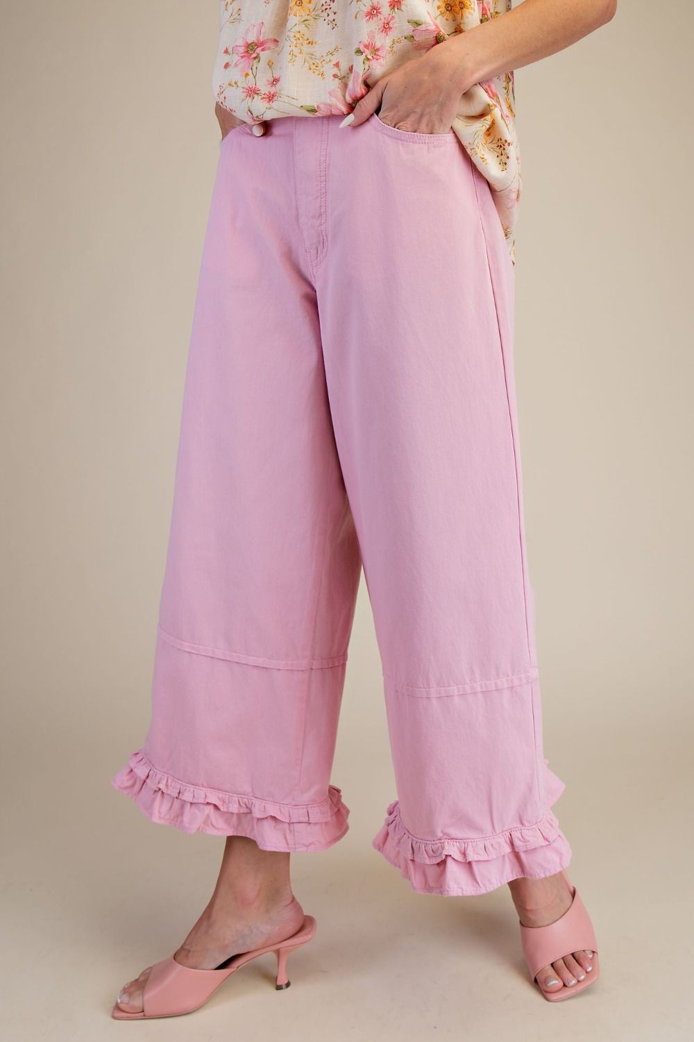 Raya Ruffle Bottom Pants