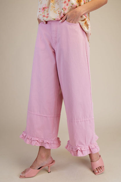 Raya Ruffle Bottom Pants