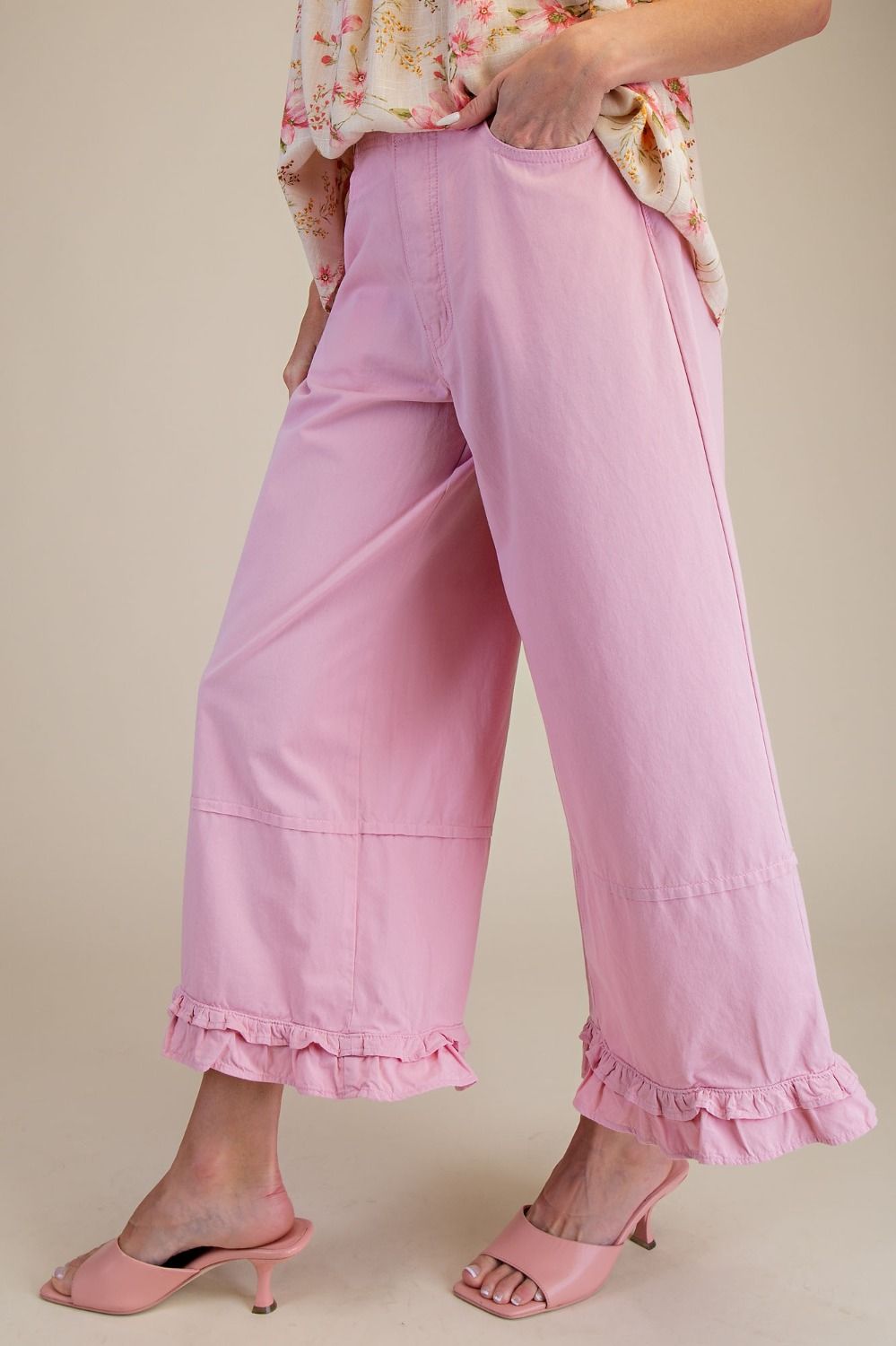 Raya Ruffle Bottom Pants