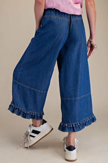 Raya Ruffle Bottom Pants