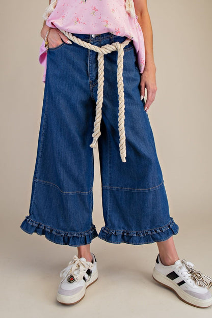 Raya Ruffle Bottom Pants