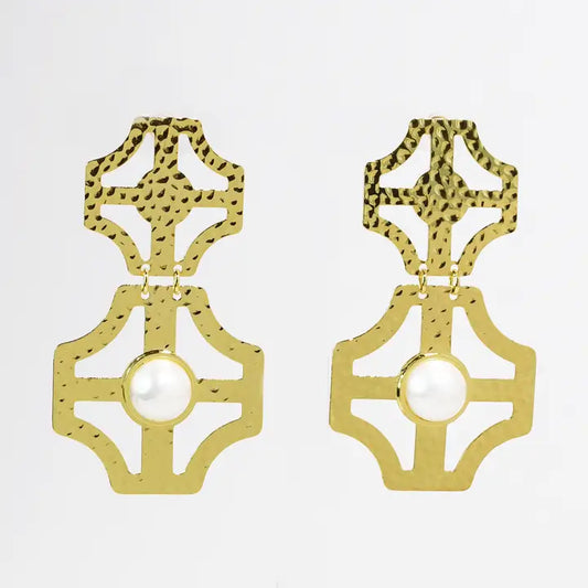 Stacey Pearl Earrings