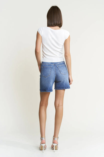 SUPER HIGH BUTTON UP BERMUDA