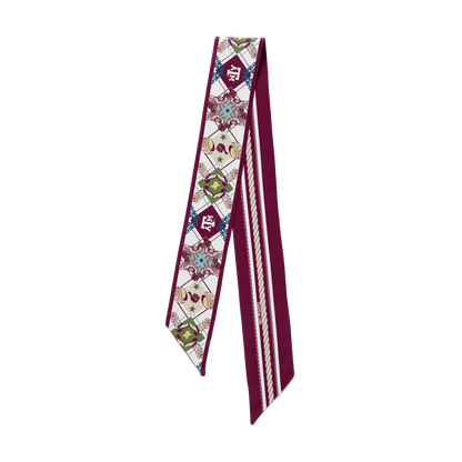 Saturday Silks Texas A&M All-Star Skinny Scarf