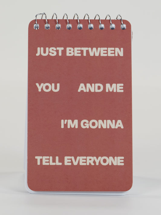 Tell Everyone 3x5 Spiral NB