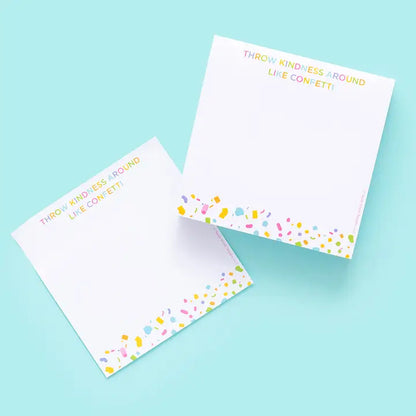 Confetti Sticky Reminder Cube