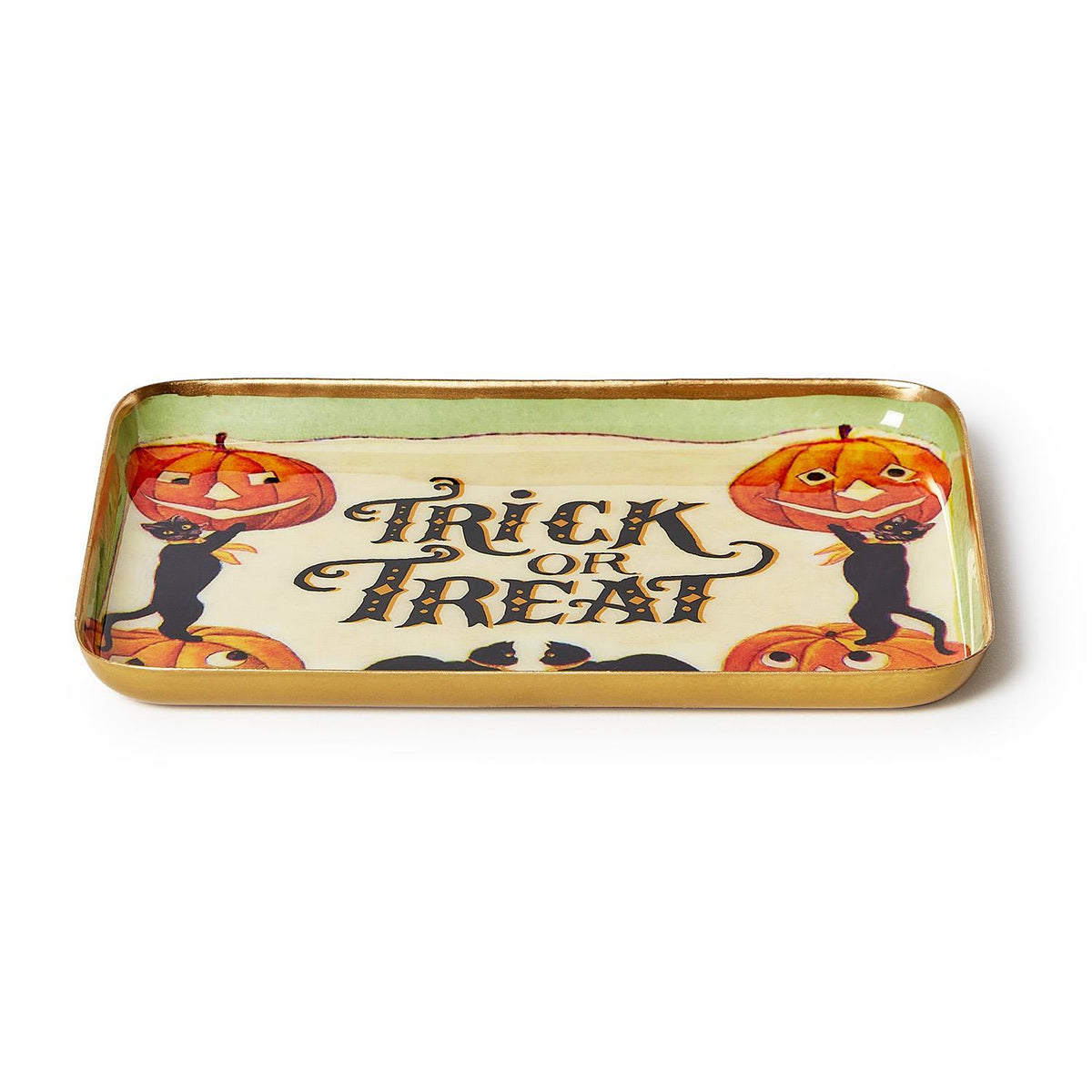 Vintage Halloween Metal Trays