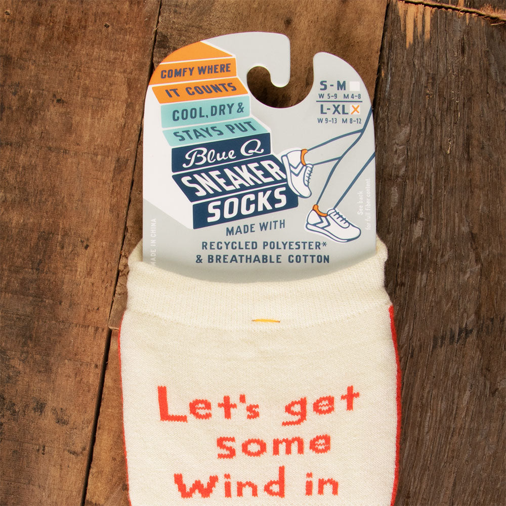 Wind In Hair Sneaker Socks S/M