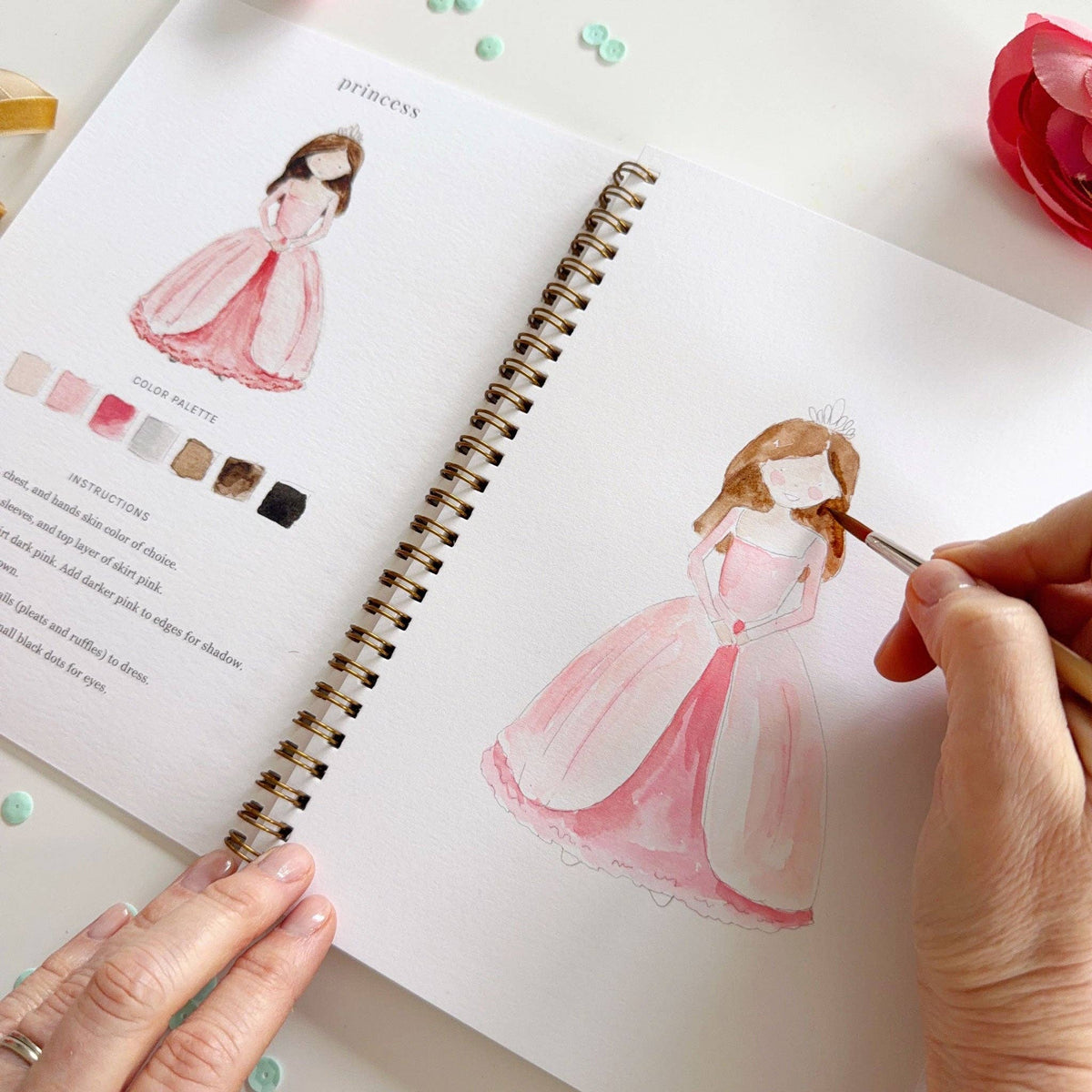 Emily Lex Fairytale Watercolor Workbook