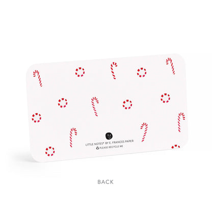 Little Notes® Candy Cane Christmas Notecard Pack