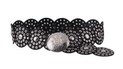 Wide Western Disc Belt with Grommets