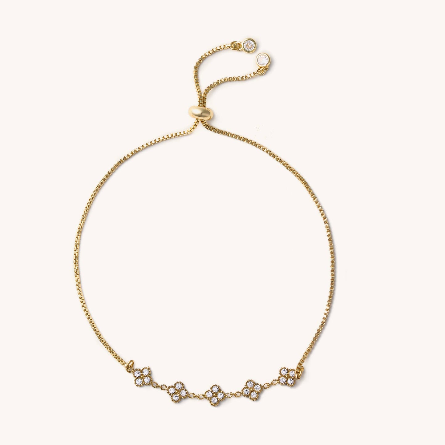 Jessica Crystal Slider Bracelet