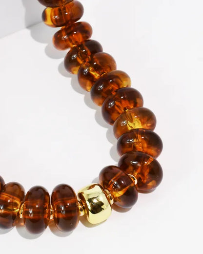 Treasure Jewels Amber Glow Necklace