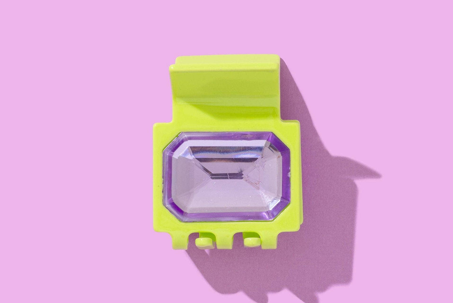 Taylor Elliott Green and Purple Claw Hair Clip