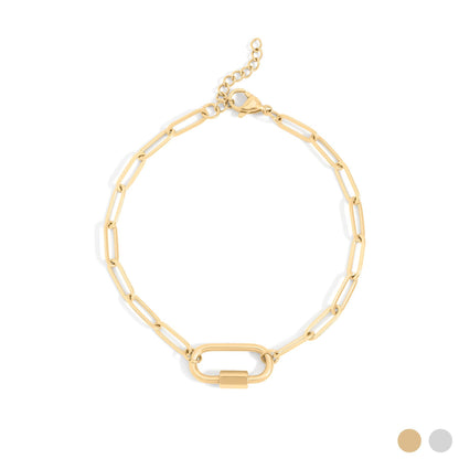 Paperclip Carabiner Bracelet