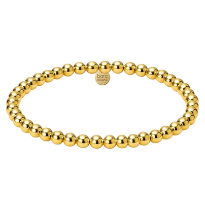 Bara Boheme 4mm Gold Filled Beaded Bracelet
