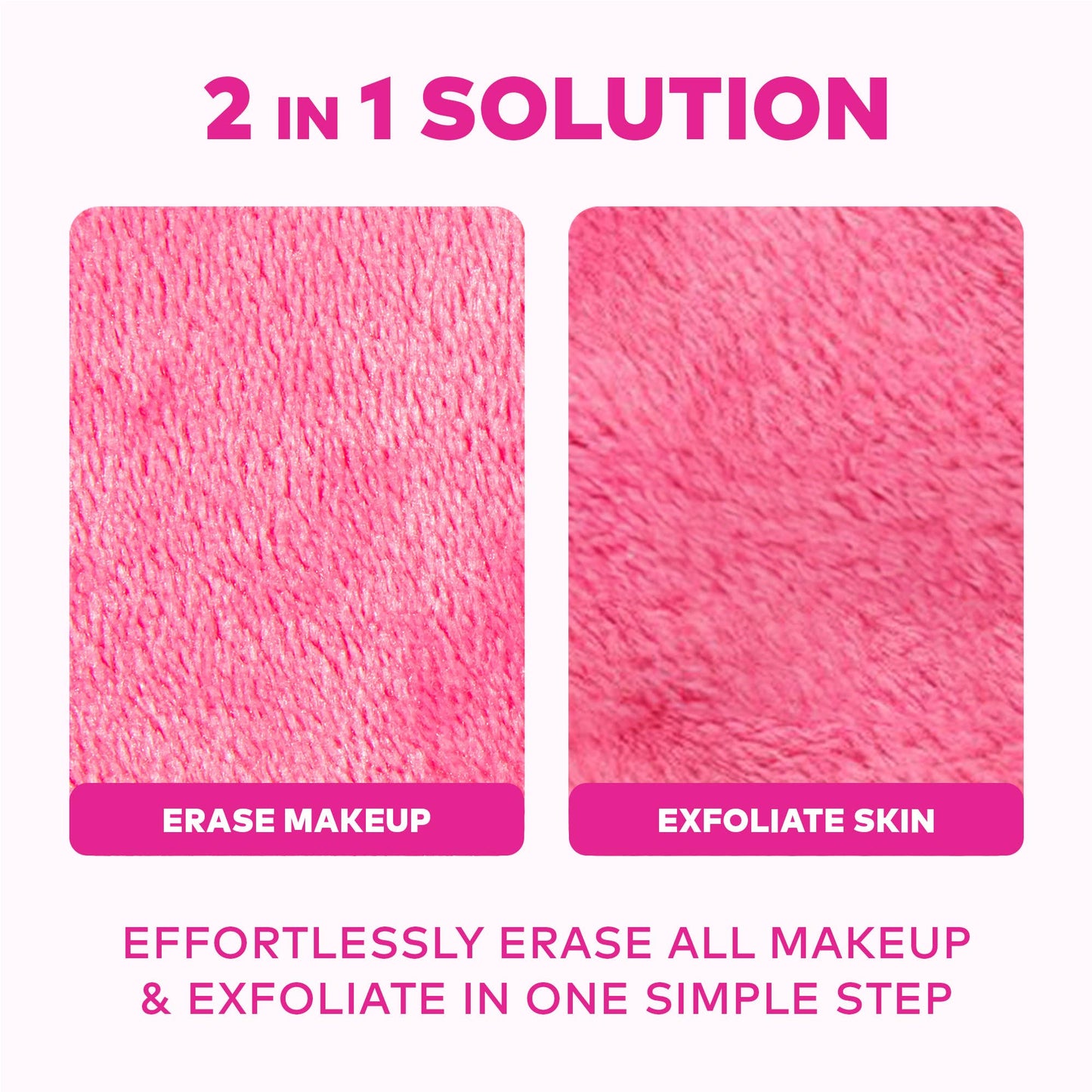 Pink 7-Day MakeUp Eraser Set