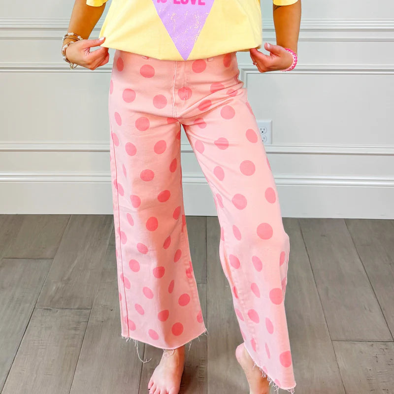 Poppy & Pine Big Polka Dot Jeans