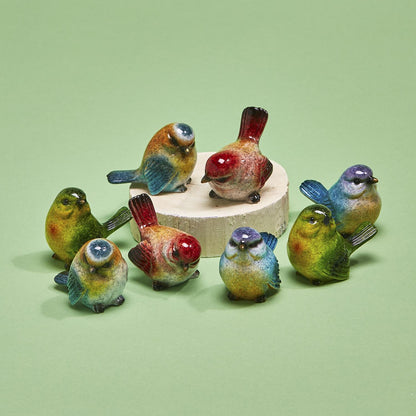 Birds of a Feather Painted Birds