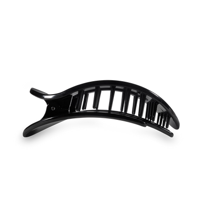 Teleties Small Round Flat- Jet Black