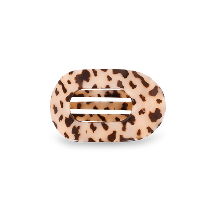 Teleties Small Round Flat- Blonde Tortoise