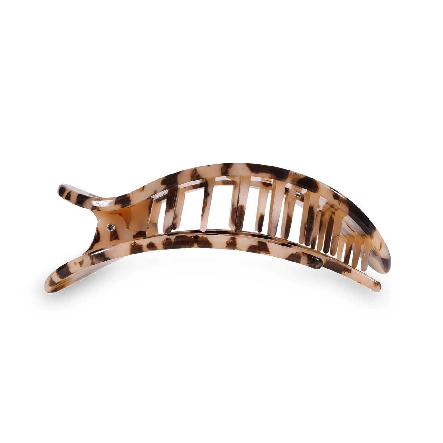 Teleties Large Round Flat- Blonde Tortoise