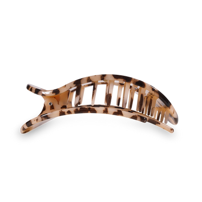 Teleties Large Round Flat- Blonde Tortoise