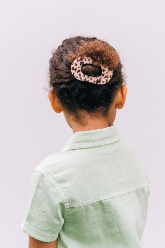 Teleties Small Round Flat- Blonde Tortoise