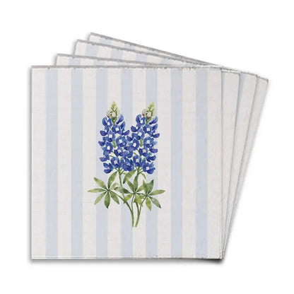 Texas Bluebonnet Coaster Set