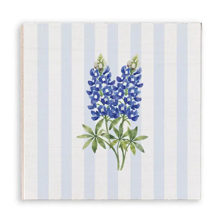 Bluebonnet Wooden Magnet