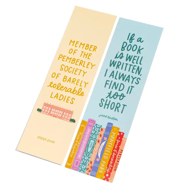 Pippi Post If a Book is Well Written Bookmark Set