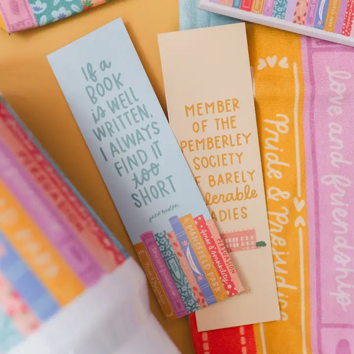 Pippi Post If a Book is Well Written Bookmark Set