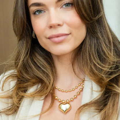 Bubble Heart Necklace