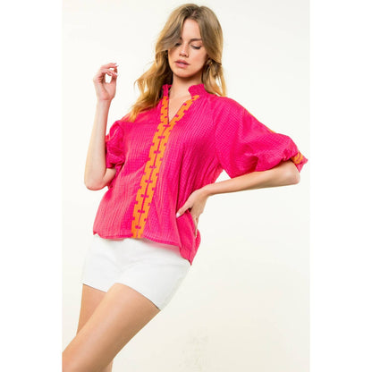 THML Greek Key Top
