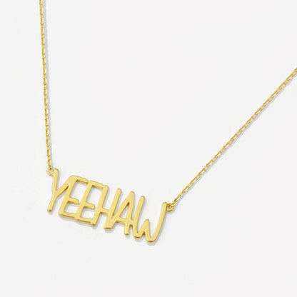 YeeHaw Pendant Necklace