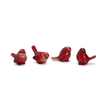Red Cardnial Hand Painted Birds